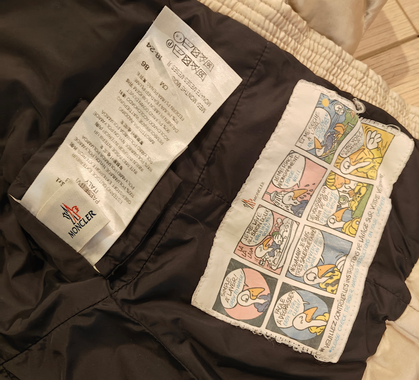 Doudoune Moncler T 18-24mois